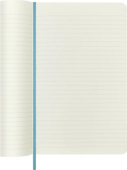 Блокнот Moleskine CLASSIC SOFT QP616B35 Large 130х210мм 192стр. линейка мягкая обложка голубой - купить недорого с доставкой в интернет-магазине