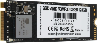 Накопитель SSD AMD PCIe 3.0 x4 128GB R3MP30128G8 Radeon M.2 2280 - купить недорого с доставкой в интернет-магазине