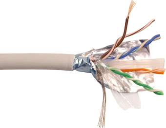 Кабель информационный Lanmaster LAN-6EFTP-PT-LSZH-GY кат.6 FTP 4 пары 23AWG LSZH внешний 305м серый - купить недорого с доставкой в интернет-магазине