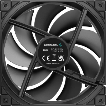 Вентилятор для корпуса Deepcool FD14 140х140x25 черный 4-pin 25.6дБ (R-FD14-BKNPN1-G) Ret - цена, купить или заказать с доставкой в интернет-магазине Вентилятор для корпуса Deepcool FD14 140х140x25 черный 4-pin 25.6дБ (R-FD14-BKNPN1-G) Ret - купить недорого с доставкой в интернет-магазине