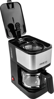 Кофеварка капельная Red Solution CM1534 600Вт черный/серебристый - купить недорого с доставкой в интернет-магазине