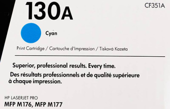 Картридж лазерный HP 130A CF351A голубой для HP M153/M176/M177 - купить недорого с доставкой в интернет-магазине