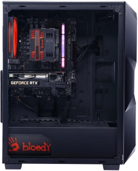 ПК Bloody BD-PC CH61C1 MT i5 12400F (2.5) 16Gb SSD1Tb RTX3050 8Gb Windows 11 Home 64 GbitEth 500W черный (2085725) - купить недорого с доставкой в интернет-магазине
