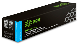 Картридж лазерный Cactus CSP-W2211A 207A голубой (1250стр.) для HP M255/MFP M282/M283 - купить недорого с доставкой в интернет-магазине