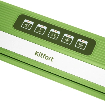 Вакуумный упаковщик Kitfort КТ-1558 ручной 70Вт 0.6Бар шир.пак.:30см зеленый - купить недорого с доставкой в интернет-магазине