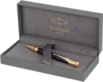Ручка шариков. Parker Duofold K74 (1931386) Black GT M черн. черн. подар.кор. - купить недорого с доставкой в интернет-магазине