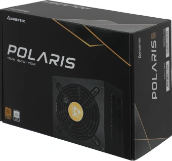 Блок питания Chieftec ATX 750W Polaris PPS-750FC 80+ gold 24pin APFC 120mm fan 8xSATA Cab Manag RTL - купить недорого с доставкой в интернет-магазине
