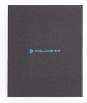 Обложка для документов Piquadro Blue Square PP5256B2/N черный натур.кожа - купить недорого с доставкой в интернет-магазине