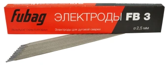Электрод Fubag FB 3 D2.5мм L350мм 0.9гр серый (38858) - купить недорого с доставкой в интернет-магазине