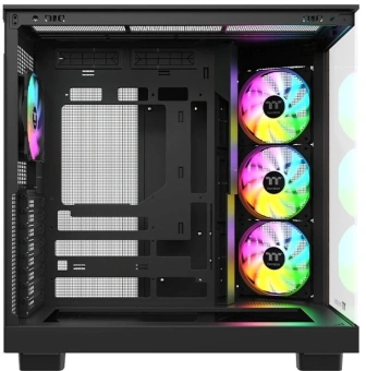 Корпус Thermaltake View View 380 XL WS черный без БП ATX 5x120mm 2x140mm 2xUSB3.0 audio bott PSU - купить недорого с доставкой в интернет-магазине