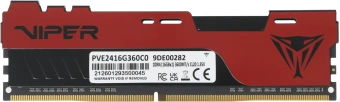 Память DDR4 16GB 3600MHz Patriot PVE2416G360C0 Viper Elite II RTL Gaming PC4-28800 CL20 DIMM 288-pin 1.35В с радиатором Ret - купить недорого с доставкой в интернет-магазине