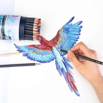 Карандаши цв. Deli 68102 Nuevo липа т.сер. корпус 48цв. мет.туб. - купить недорого с доставкой в интернет-магазине