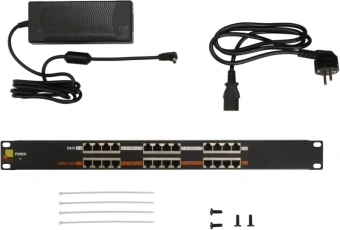 Патч-панель Lanmaster LAN-PP12-POE/A1 19" 1U 12xRJ45 кат.5E UTP - купить недорого с доставкой в интернет-магазине