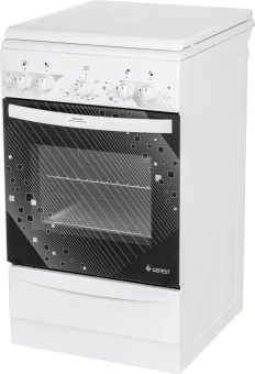 Плита Газовая Gefest ПГ 5100-02 0009 белый (металлическая крышка) реш.чугун - купить недорого с доставкой в интернет-магазине