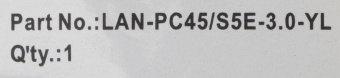 Патч-корд Lanmaster LAN-PC45/S5E-3.0-YL FTP RJ-45 вил.-вилка RJ-45 кат.5E 3м желтый LSZH - купить недорого с доставкой в интернет-магазине
