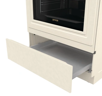 Плита Электрическая Gorenje GECS6B70CLI бежевый стеклокерамика (без крышки) - купить недорого с доставкой в интернет-магазине