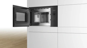 Микроволновая печь Bosch BFL524MB0 20л. 800Вт черный (встраиваемая) - купить недорого с доставкой в интернет-магазине
