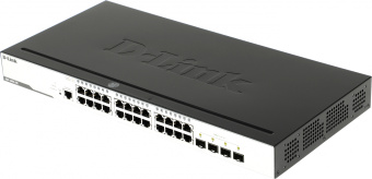 Коммутатор D-Link DGS-3000-28L/B1A 24x1Гбит/с 4SFP управляемый - цена, купить или заказать с доставкой в интернет-магазине Коммутатор D-Link DGS-3000-28L/B1A 24x1Гбит/с 4SFP управляемый - купить недорого с доставкой в интернет-магазине