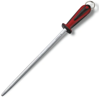 Мусат для ножей Victorinox Dual Grip красный/черный (7.8511) - цена, купить или заказать с доставкой в интернет-магазине Мусат для ножей Victorinox Dual Grip красный/черный (7.8511) - купить недорого с доставкой в интернет-магазине