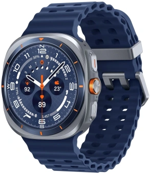 Смарт-часы Samsung Galaxy Watch Ultra LTE 47мм 1.5" AMOLED корп.серый рем.синий (SM-L705FZB1CAU) - купить недорого с доставкой в интернет-магазине