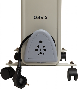 Радиатор масляный Oasis US-10 1000Вт серый - купить недорого с доставкой в интернет-магазине