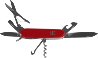 Нож перочинный Victorinox Huntsman (1.3713) 91мм 15функц. красный карт.коробка - купить недорого с доставкой в интернет-магазине