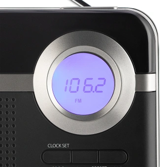 Радиоприемник настольный Vitek VT-3592 черный - купить недорого с доставкой в интернет-магазине