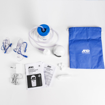 Ингалятор A&D CN-236 компрессорный портативный белый - купить недорого с доставкой в интернет-магазине