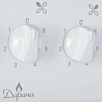 Плита Электрическая Darina 1B EM 341 406 W белый/черный эмаль (без крышки) - купить недорого с доставкой в интернет-магазине