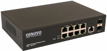 Коммутатор Osnovo SW-70802/L2 управляемый - купить недорого с доставкой в интернет-магазине