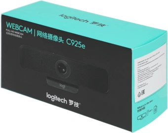 Камера Web Logitech HD Webcam C925e черный 3Mpix (1920x1080) USB2.0 с микрофоном (960-001180) - купить недорого с доставкой в интернет-магазине