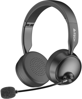 Наушники с микрофоном A4Tech BH230 черный мониторные BT оголовье (BH230 BLACK) - купить недорого с доставкой в интернет-магазине