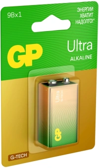 Батарея GP Ultra Alkaline 1604AUA21-5CRSBC1 9V (1шт) блистер - купить недорого с доставкой в интернет-магазине