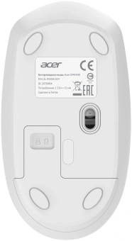 Мышь Acer OMR408 белый оптическая 1600dpi беспров. USB для ноутбука 4but (ZL.MCEEE.02Y) - купить недорого с доставкой в интернет-магазине
