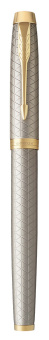 Ручка перьев. Parker IM Premium F323 (CW1931684) Grey GT F сталь нержавеющая подар.кор. - купить недорого с доставкой в интернет-магазине