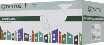 Камера видеонаблюдения аналоговая Tantos TSc-P5HDv 2.8-12мм HD-CVI HD-TVI цв. корп.:белый/черный (00-00157592) - купить недорого с доставкой в интернет-магазине