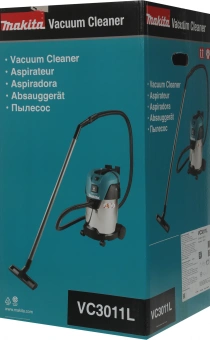 Строительный пылесос Makita VC3011L (уборка: сухая/влажная) зеленый - купить недорого с доставкой в интернет-магазине