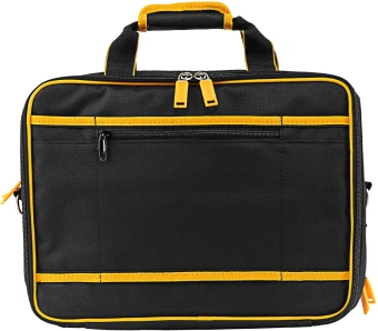 Сумка для инструментов Denzel 90295 10л 3отд. 28карм. черный/желтый - купить недорого с доставкой в интернет-магазине