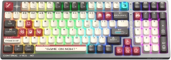 Клавиатура A4Tech Bloody WS98 Pixels Red механическая темно-серый/белый USB беспроводная BT/Radio Multimedia for gamer LED (WS98) - купить недорого с доставкой в интернет-магазине