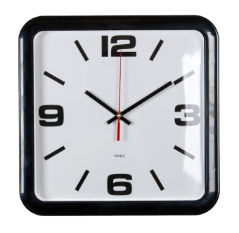 Часы настенные аналоговые Бюрократ WALLC-S90P D29см черный/белый (WALLC-S90P29/BLACK) - купить недорого с доставкой в интернет-магазине