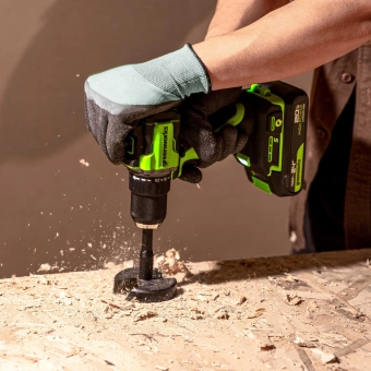 Дрель-шуруповерт Greenworks DD560 аккум. патрон:быстрозажимной (3708407CUA) - купить недорого с доставкой в интернет-магазине
