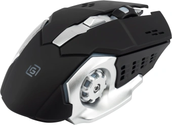 Мышь Оклик 770GW черный/серебристый оптическая 3600dpi беспров. USB для ноутбука 6but - купить недорого с доставкой в интернет-магазине