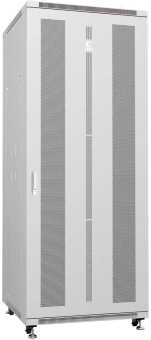 Шкаф коммутационный Cabeus (ND-05C-42U80/80) напольный 42U 800x800мм пер.дв.перфор. задн.дв.перфор. 800кг серый 700мм 2055мм IP20 сталь - купить недорого с доставкой в интернет-магазине