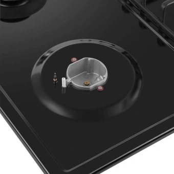 Газовая варочная поверхность Maunfeld EGHE.64.3STS-EB/G черный - купить недорого с доставкой в интернет-магазине