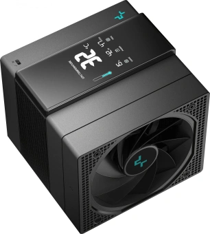 Устройство охлаждения(кулер) Deepcool Assassin IV VC Vision Soc-AM5/AM4/1200/2066/1700/1851 черный 4-pin 29.3dB Al+Cu LCD 300W 1780gr Ret (R-ASN4-BKNVMD-G) - купить недорого с доставкой в интернет-магазине