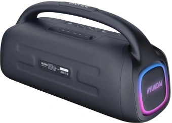 Колонка порт. Hyundai H-PS1027 черный 80W 2.0 BT 10м 3600mAh - купить недорого с доставкой в интернет-магазине