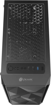 Корпус Оклик OCC-MD303 черный без БП ATX 6x120mm 2xUSB2.0 1xUSB3.0 audio bott PSU - купить недорого с доставкой в интернет-магазине