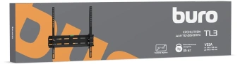 Кронштейн для телевизора Buro TL3 черный 32"-65" макс.35кг настенный наклон - купить недорого с доставкой в интернет-магазине