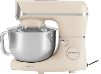 Кухонная машина Hyundai HYM-S9681 планетар.вращ. 1500Вт бежевый - купить недорого с доставкой в интернет-магазине