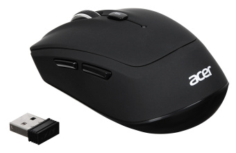 Мышь Acer OMR040 черный оптическая (1600dpi) беспроводная USB (6but) - купить недорого с доставкой в интернет-магазине